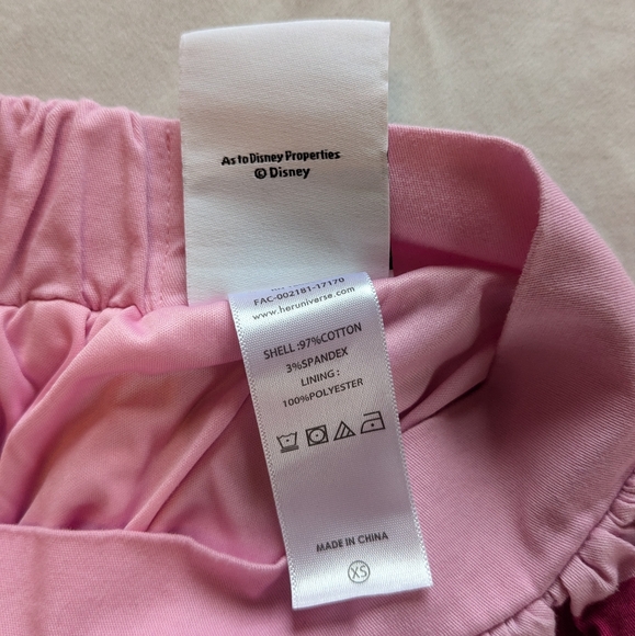 Alice In Wonderland skirt by Disney's The Dress Shop, pink XS - Picture 7 of 8